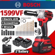 Bosch 1599VF 3in1 Impact Wrench 880N.m 6 Size Cordless Electric Impact Wrench Screwdriver Drill Cordless Impact Driver