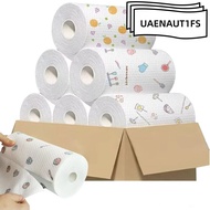 UAENAUT1FS 1Roll/400Sheets Disposable Lazy Cleaning Rags, Thickened Degreased One-Time Dishcloth, Wa