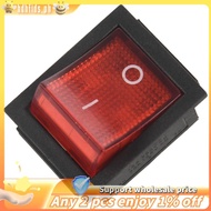 In stock-Red Light 4 Pin DPST ON/OFF Snap in Rocker Switch 15A/250V 20A/125V AC 28x22mm