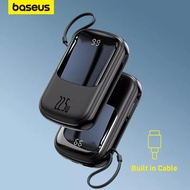 【CCC Certified Power Bank】Baseus Power Bank 20000mAh PD 20W Fast Charging Powerbank Built in Cables 