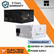 Flexi tech THERMALRIGHT 850W 80+ GOLD SFX PSU ATX3.1 SGFX850 / SGFX850W-BLACK / WHITE