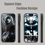 Casing For Vivo Y72 V23e V23 S12 Y35 V25e V27e Marvel Venom Spider Man DJP13 Phone Case Square Edge