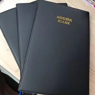 (1 Pcs) Classic Agenda Book with thick cover and leather motif | Classic Agenda Book
