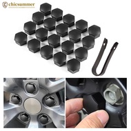 CHICSUMMER 20Pcs/Set Car Wheel Nut Car Tire Wheel Center Nut Protection Cover Bolt Cap with Tool for Tesla Model 3 Y X S J2Y4