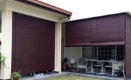 Bidai Kayu Meranti Bidai Kayu 10 kaki Wooden Blinds Outdoor Blind Wood Blind 10 feet -  Tahan Panas Dan Hujan