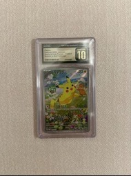 Ptcg Pikachu 夏日比卡超 promo 2024 朱紫 cgc 金10 psa10