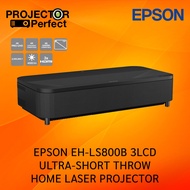 EPSON EH-LS800B 3LCD ULTRA-SHORT THROW HOME LASER PROJECTOR