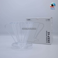 CAFEC Flower Dripper Deep 45 Tritan Cone Shape สินค้าของแท้จากญี่ปุ่น