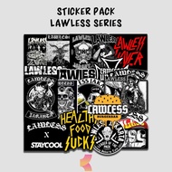 Terbaru Sticker Pack Lawless Jakarta Bahan Vinyl Untuk Hp Laptop 11pcs