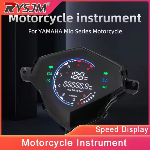 New Digital Speedometer Odometer RPM Tachometer LED Meter For Yamaha Mio125 MIO I125 Mio110 Mio M3 M