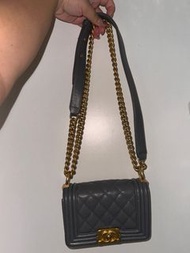 Chanel Leboy mini grey 荔枝皮(可議價）