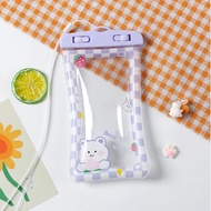 พร้อมส่ง ซองกันน้ำ สงกรานต์ ซองใส่โทรศัพท์กันน้ำ PVC กระเป๋ากันน้ำ ลายการ์ตูน ใส่โทรศัพท์ได้ทุกรุ่น