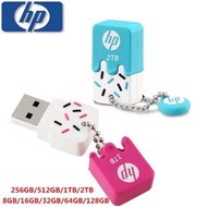 Flash Drive USB 2.0 2tb 1tb 512gb Original Cartoon Soft Silicone Ice Cream COD