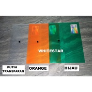 map kancing 1 + name tag - Uk. / ukuran F4 folio transparan - v-tec