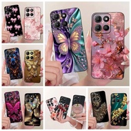 For Motorola Moto G15 Case MotoG75 XT2437-2 Luxury Butterfly Painted Cover Soft Silicone Case For Mo