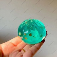 Mint Jade Bun Stress Ball Squishy Shapable Stress Ball Mint Bun Creamy Mochi Toy Squeeze Ball Stress