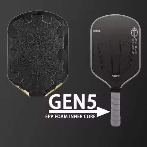 FANLU Professional T700 Carbon Fiber Pickleball Paddle Thermoformed Integrated j2nf Foam Core Durabl