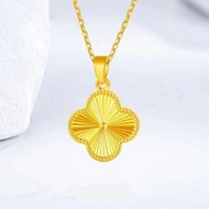 Clover Clover Necklace Niche Design High-End Feel Single Flower Necklace Fashion Pendant Necklace