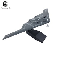 [Serenable] US B2 Model Plane Model 1:200 Decor Static Collection Movable Wheels for Home Countertop