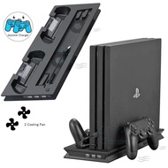 PS4 Pro Console Vertical Stand Cooling Fan Play Station 4 Controller Charger for Playstation 4 PS 4 Pro Games Accessories