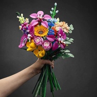 Compatible with Lego Building Blocks Fendai Bouquet 10342 Preserved Flower Assembly Model Toy Deskto