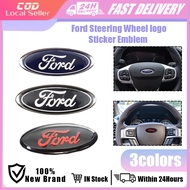 Ford Steering Wheel Emblem Sticker Auto Logo Decorative Badge Decal for Territory Ecosport Everest  Ranger Focus Escape Fiesta