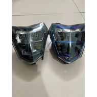 Titanium 2-Storey zinpat Xmen Light For Motorcycle Electric Scooters (With A Ball Strange Face)
