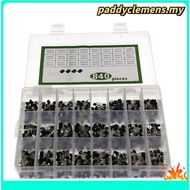 840Pcs/Set 24Values TO-92 Transistor BC547 BC327 BC337 2N2222 3904 PNP/NPN Transistors Set Electroni