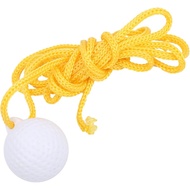 ABS Portable Golf Swing Practice Ball with String, Rope Golf Ball Fly Swing Training Cord Ball, Golf