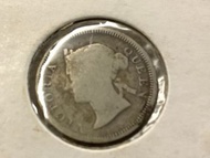 香港 早期 維多利亞女皇 五仙 1868