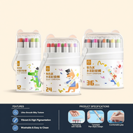 48 Colour Non Toxic Colouring Painting Oil Pastel Crayon For Kids Washable Drawing Art Krayon