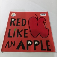 buku import anak Red like an Apple