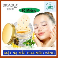 [HCM][Hàng Hot] Hộp 80 Miếng Mặt Nạ Mắt Hoa Mộc Bioaqua-Xóa Nếp Nhăn Quầng Thâm Dưỡng Ẩm