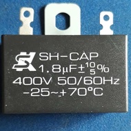 capacitor หรือ แคปพัดลม 1.8uF 400V  งาน SK 1 ชิ้น