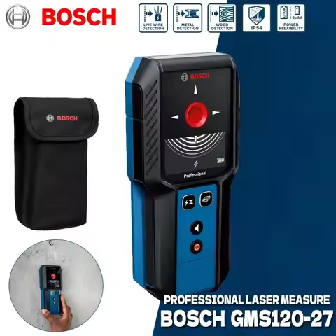 BOSCH Professional Wall Scanners Multifunction LCD Display Wall Scanner Rebar/Pipe/Wood/Wire Detecto