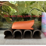 New cut medium sized domed ceramic cave for fish, shrimp, pleco, crayfish, cory