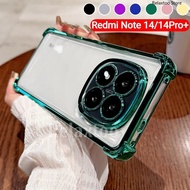 Clear Plating Soft Casing For Xiaomi Redmi Note 14 Note14 Pro Plus + Pro+ 14Pro+ Note14Pro+ 4G 5G 20