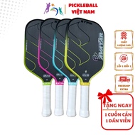 Sypik Avatar Pro Pickleball racket, super power assist (16mm), carbon rough racket surface