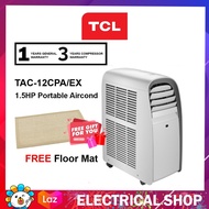 TCL 1.5HP Portable Aircond EX series TAC-12CPA/EX Air Conditioner TAC-12CPA similar MPF12CRN1 Penghawa Dingin (FREE Floor Mat)