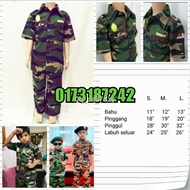 ✺Baju uniform celoreng tentera harimau kanak-kanak .