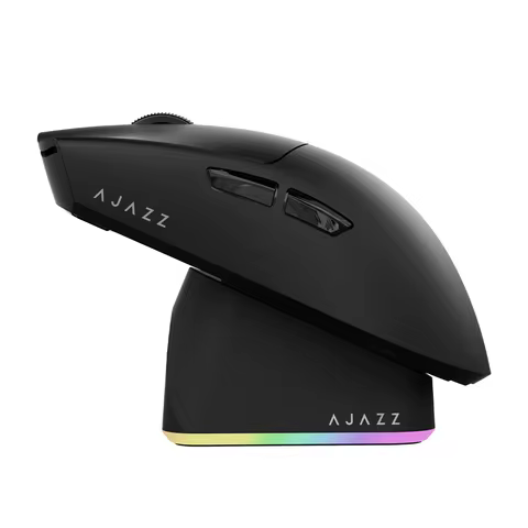 AJAZZ AJ139P V3 MC 3-Mode Gaming Mouse, 69g Lightweight, PAW3395 Sensor, with Charging Dock