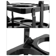 Foldable Plastic Drink Carrier 2 Pack Beverage Carrier Cup Holder Beverage Coffee Beer Delivery Hold