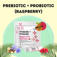 Shaklee PREBIOTIC + PROBIOTIC Raspberry Fruit Drink Premix | Prebiotik Probiotik Trial Set Full Set