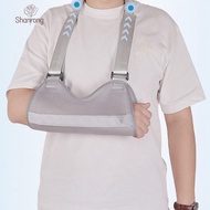 SHANRONG Shoulder Arm Sling, Adjustable Breathable Shoulder Immobiliser, Unisex with shoulder pads C
