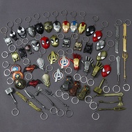 Alloy Avengers Key Chains Hulk Glove Thor Captain America Shield Batman Mask Key ring Bag Pendant