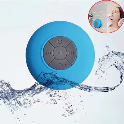 Mini Bluetooth Speaker Waterproof Bathroom Audio Wireless Shower Speakers For Phone Soundbar Hand Fr