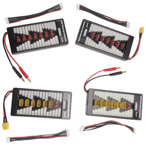 Parallel 2-6S Compatible with ISDT Q6 PL6 PL8 IMAX B6 B6AC B8 Chargers Lipo Battery Charging Board X