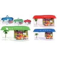 Xiaoguo Aquarium-Dophin Dolphin [Portable Turtle Breeding Box L (35 * 15.5cm)] Red, Green, Blue Rand