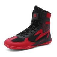 Men Women High Top Pro Wrestling Shoes Size 39-45 Light Weight Boxing Sneakers Kid Gym Training Figh