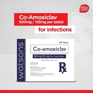 WATSONS GENERICS Co-amoxiclav 625mg 1 Tablet [PRESCRIPTION REQUIRED]